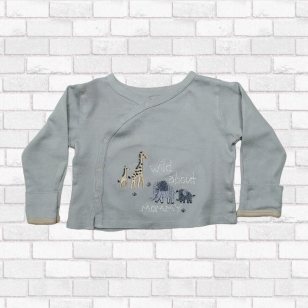 Gerber Organic "Wild about Mommy" Safari Outfit - Picture 3 of 7